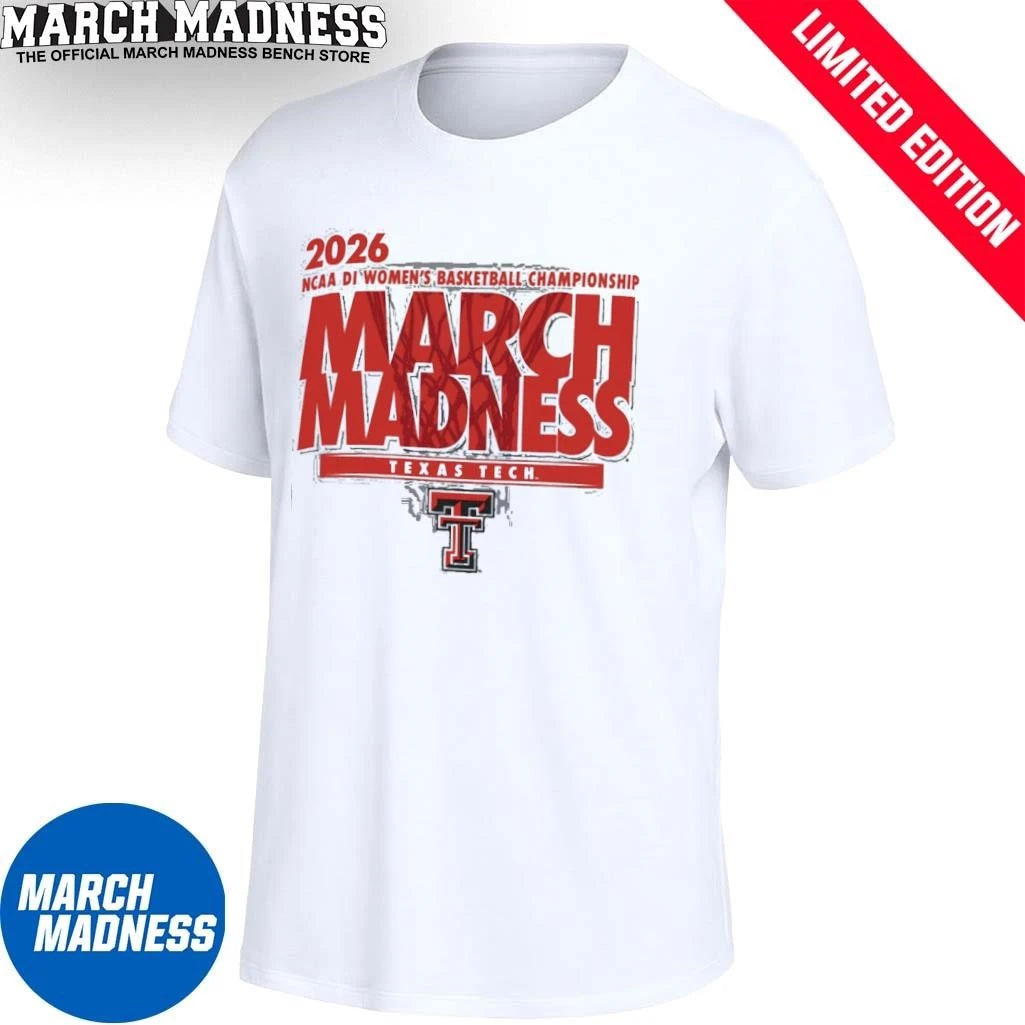 Official Texas Tech Women’s Basketball Single Team 2026 NCAA March Madness Shirt