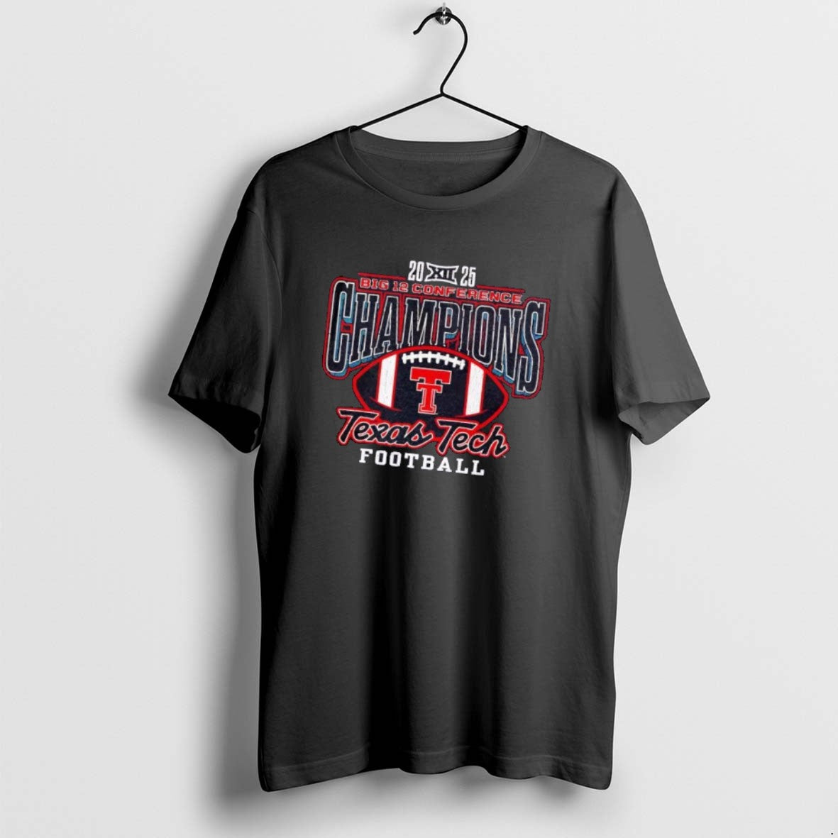 Official Texas Tech Football 2025 Big 12 Conference Champions T-Shirts, Hoodie, Sweatshirt | HypeCrazeTee.com