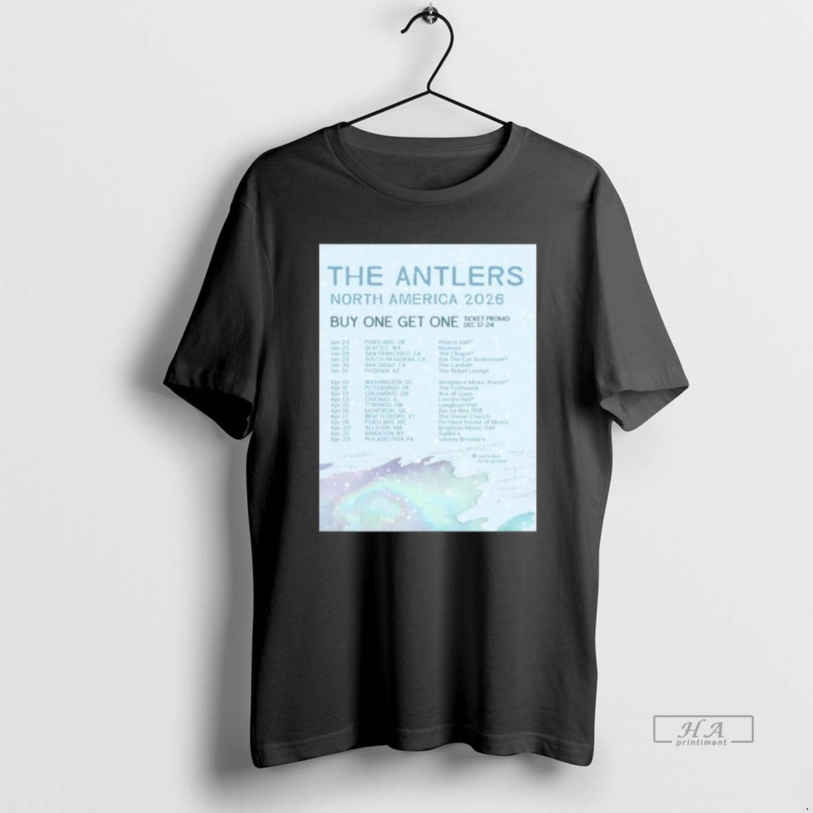 Official The Antlers North America Tour 2026 T-Shirts, Hoodie, Sweatshirt | HypeCrazeTee.com
