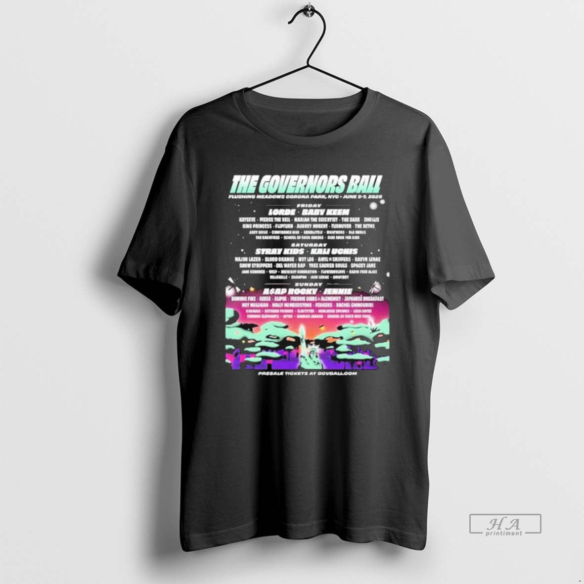 Official The Governors Ball June 5 7 2026 Flushing Meadows Corona Park Nyc T-Shirts, Hoodie, Sweatshirt | HypeCrazeTee.com