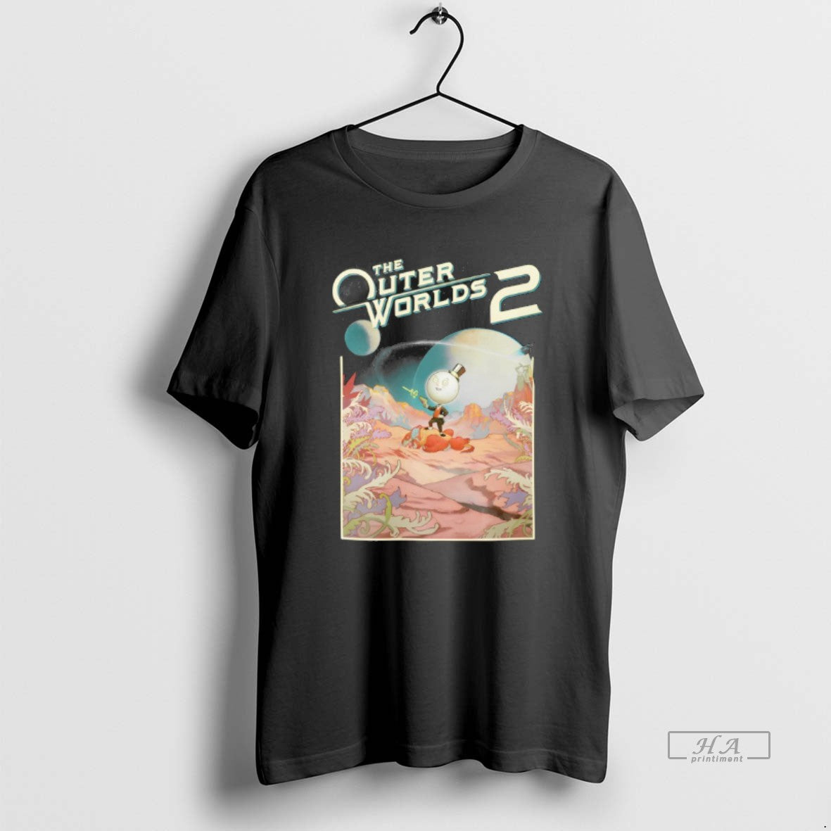 Official The Outer Worlds 2 Key Art T-Shirts, Hoodie, Sweatshirt | HypeCrazeTee.com