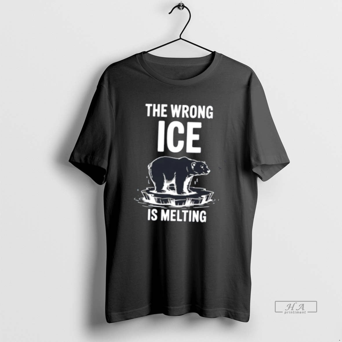 Official The Wrong Ice Is Melting Bear Tee Hoodie, Sweatshirt | HypeCrazeTee.com