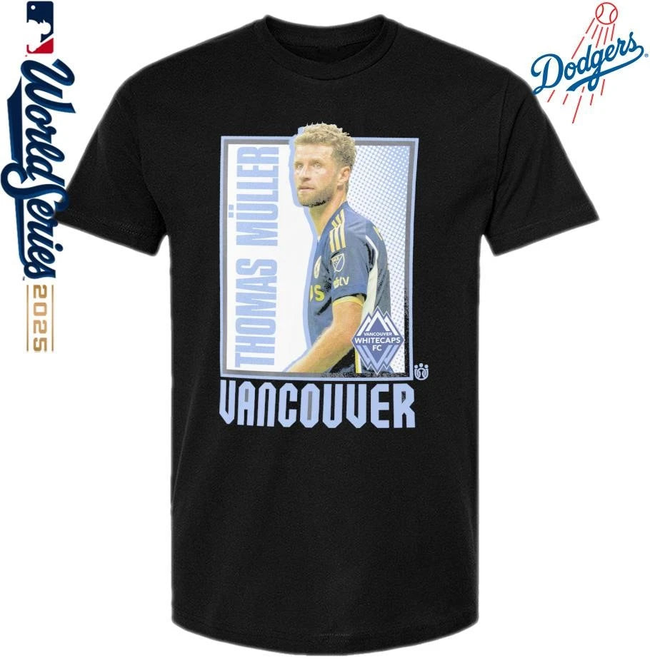 Official Thomas Muller Vancouver Whitecaps FC Player Program T-Shirt