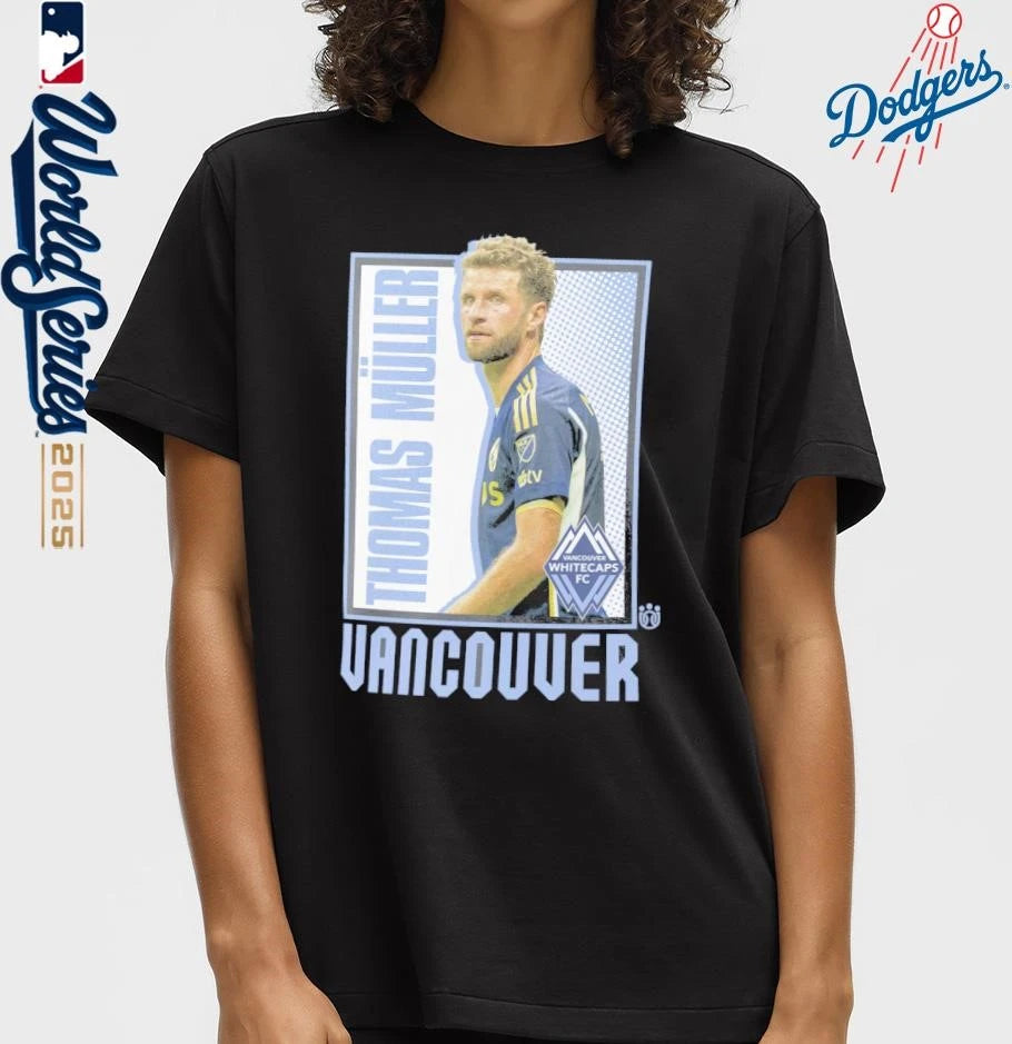 Official Thomas Muller Vancouver Whitecaps FC Player Program T-Shirt