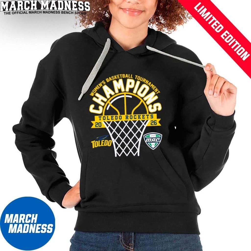 Official Toledo Rockets 2026 MAC Women’s Basketball Tournament Champions Shirt