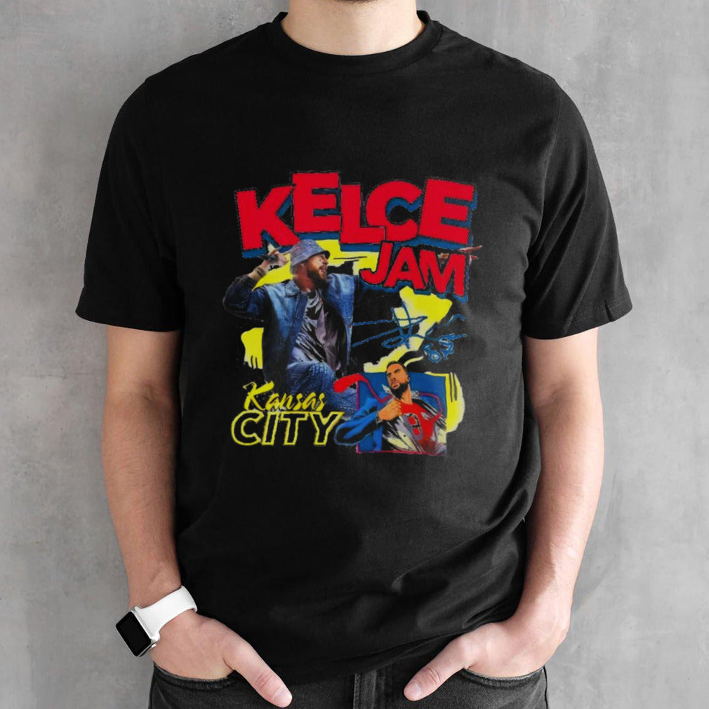 Official Travis Kelce Kelce Jam Kansas City Ladies Boyfriend Shirt