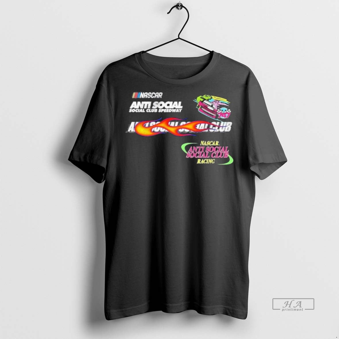 Official Trendy Anti Social Social Club X Nascar Racing Tee Sweater