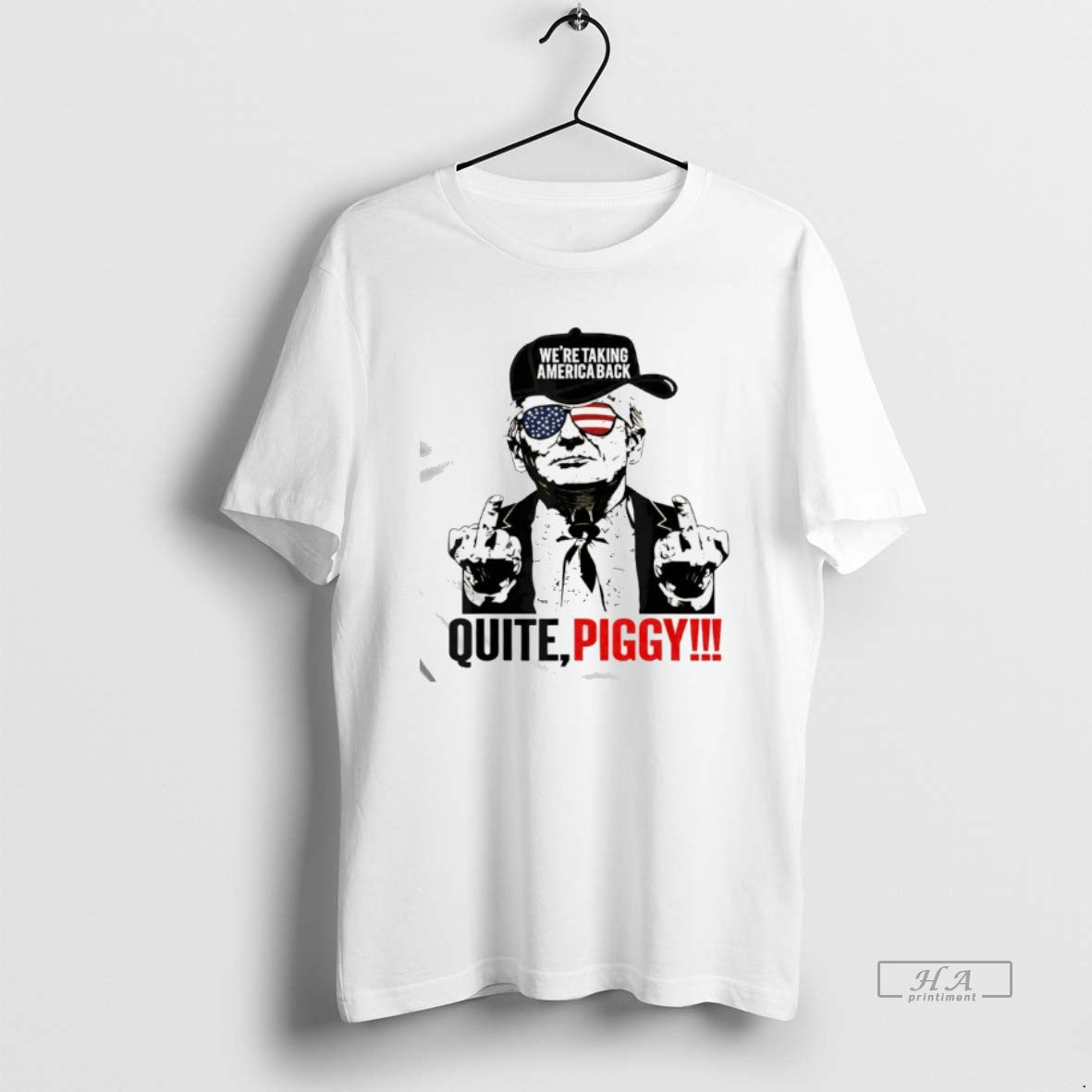 Official Trump Were Taking America Back Quite Piggy T-Shirts, Hoodie, Sweatshirt | HypeCrazeTee.com