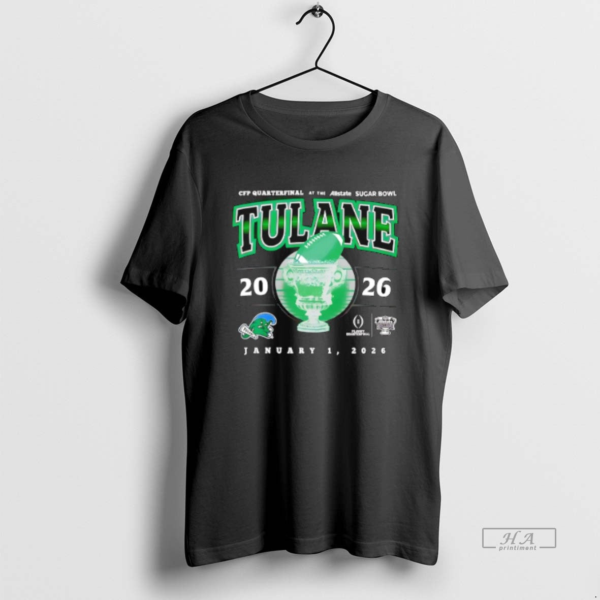 Official Tulane Green Wave Football 2026 Sugar Bowl Classic T-Shirts, Hoodie, Sweatshirt | HypeCrazeTee.com