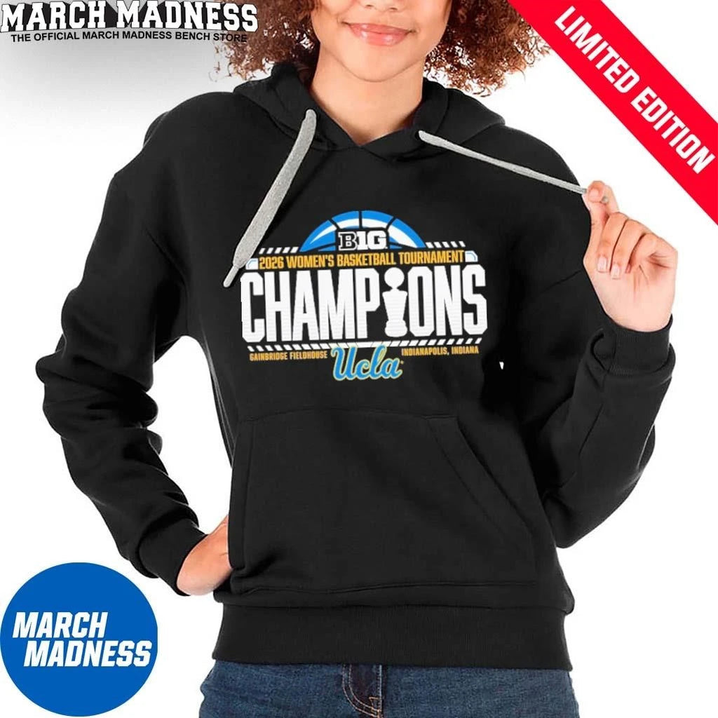 Official UCLA Bruins Women’s Basketball Big Ten Conference Tournament Champions T-Shirt