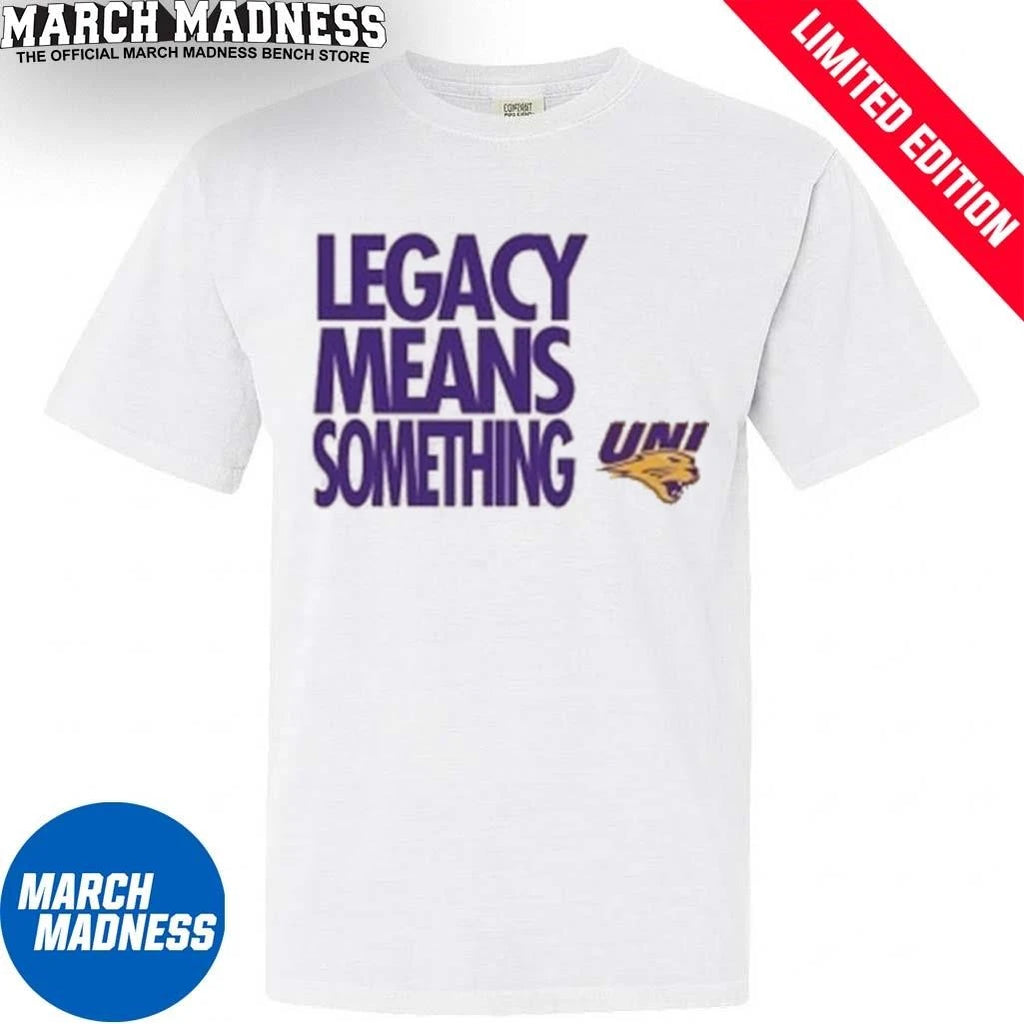 Official UNI Panthers Basketball Legacy Means Something Shirt