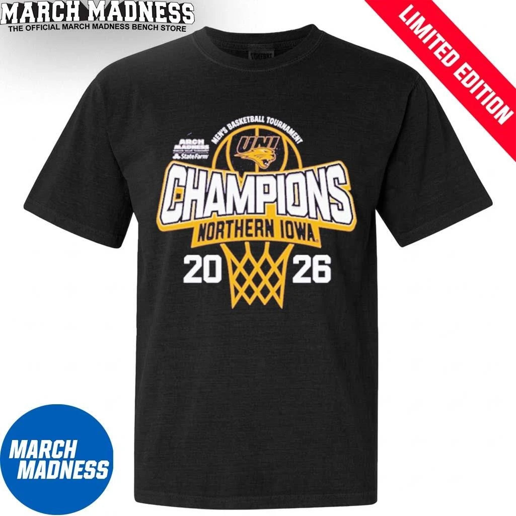 Official UNI Panthers MVC Men’s Basketball Tournament Champions Shirt