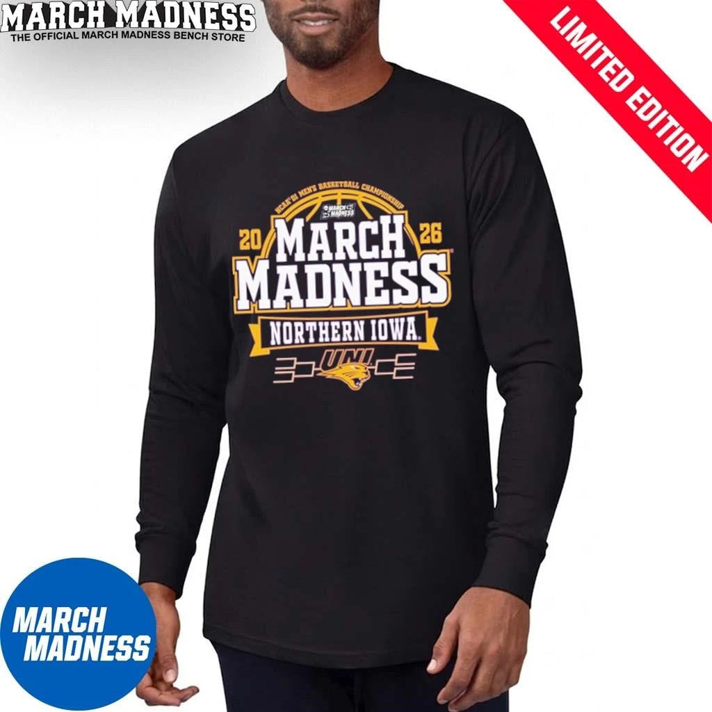 Official UNI Panthers March Madness NCAA Men’s Basketball 2026 T-Shirt