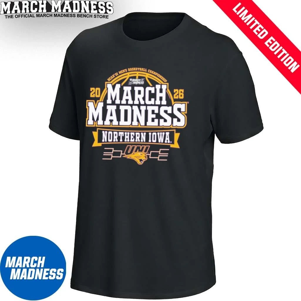 Official UNI Panthers March Madness NCAA Men’s Basketball 2026 T-Shirt