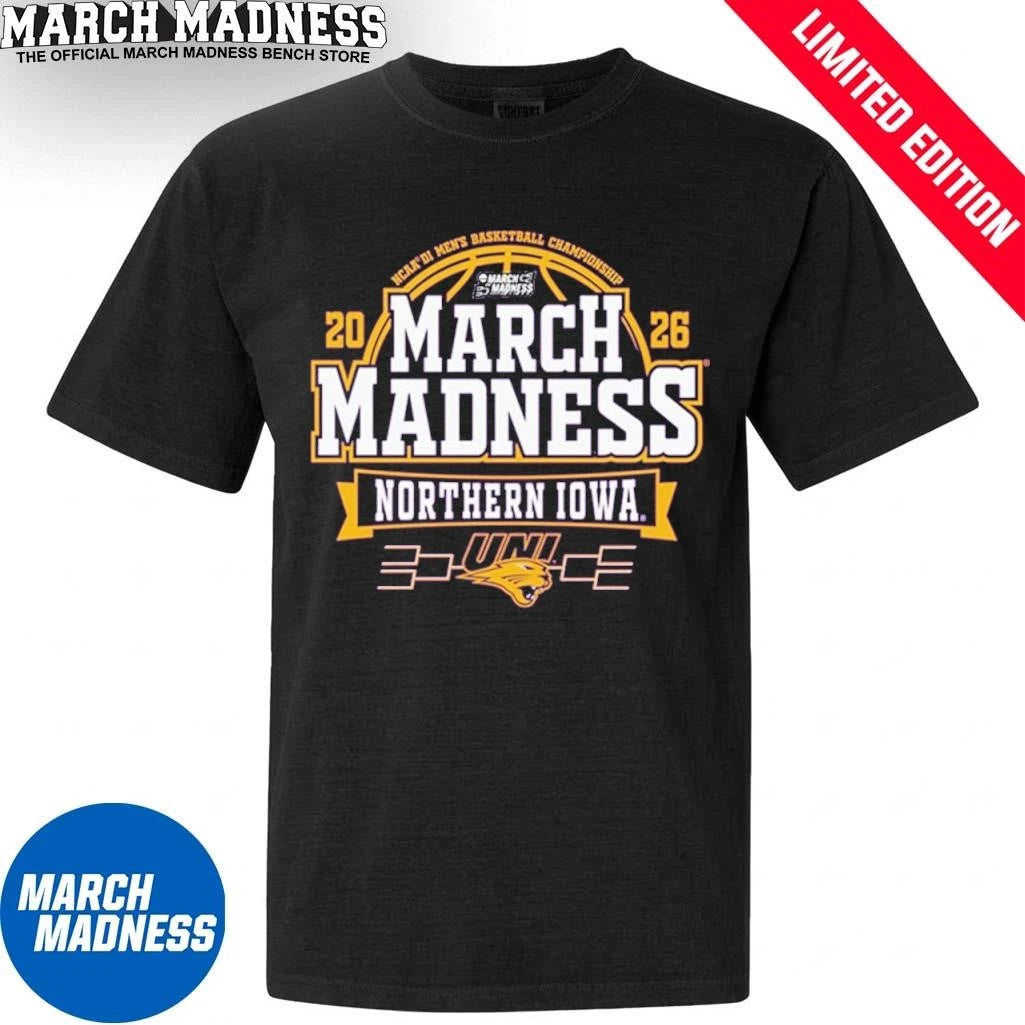 Official UNI Panthers March Madness NCAA Men’s Basketball 2026 T-Shirt