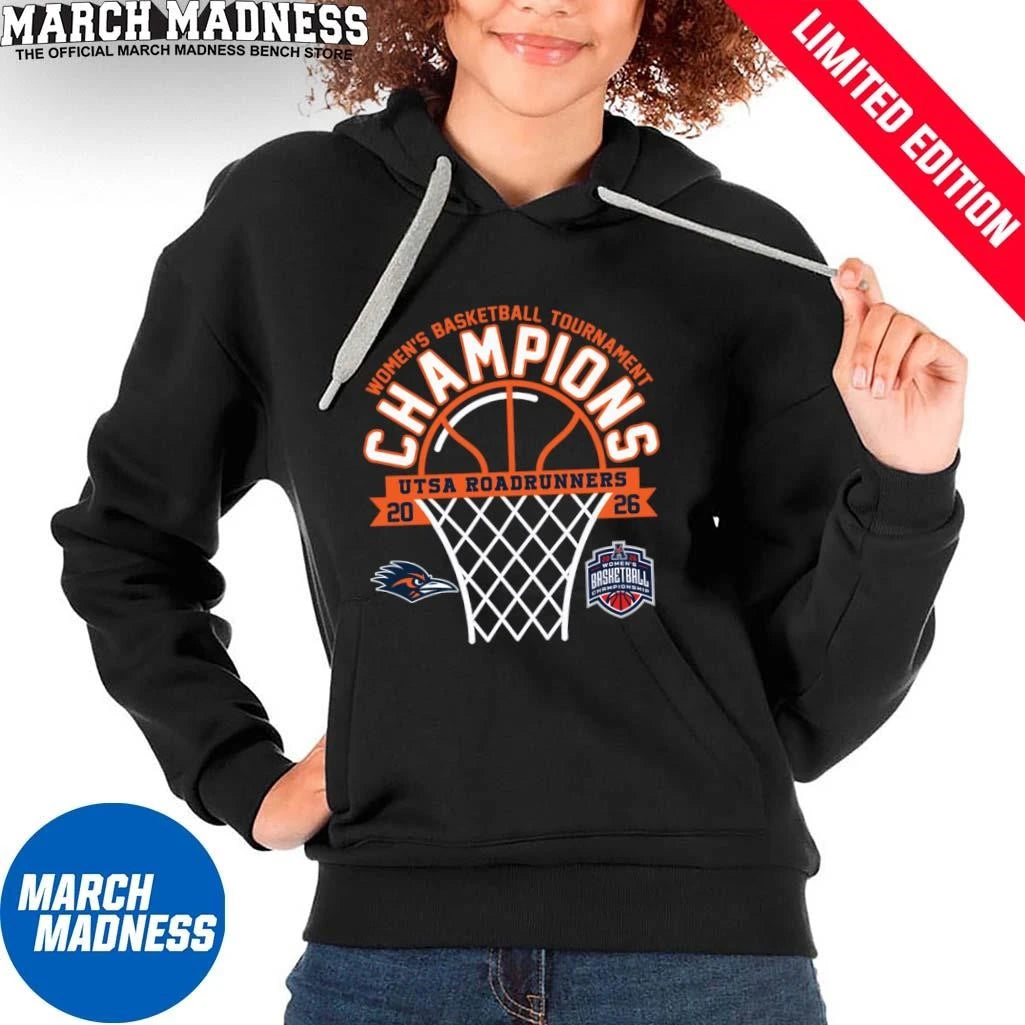 Official UTSA Roadrunners 2026 American Conference Women’s Basketball Tournament Champions Shirt
