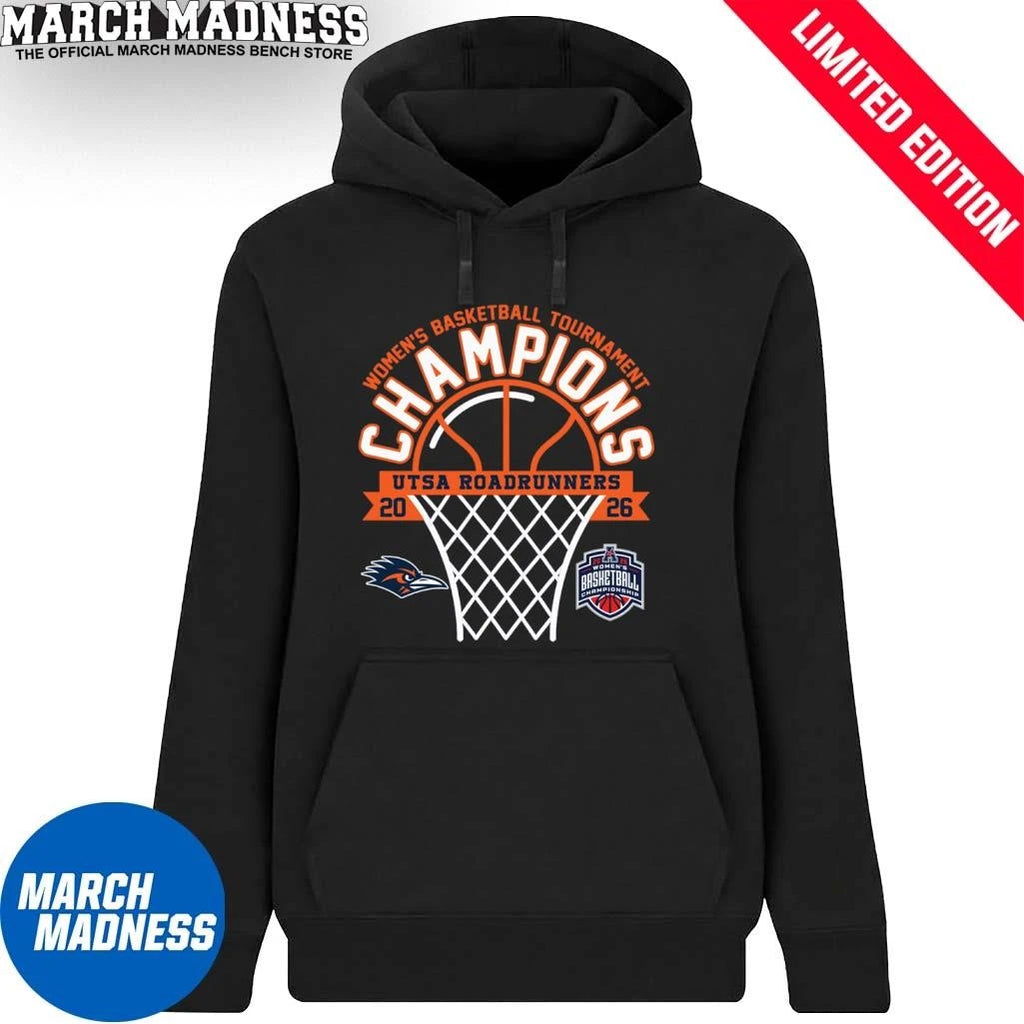 Official UTSA Roadrunners 2026 American Conference Women’s Basketball Tournament Champions Shirt