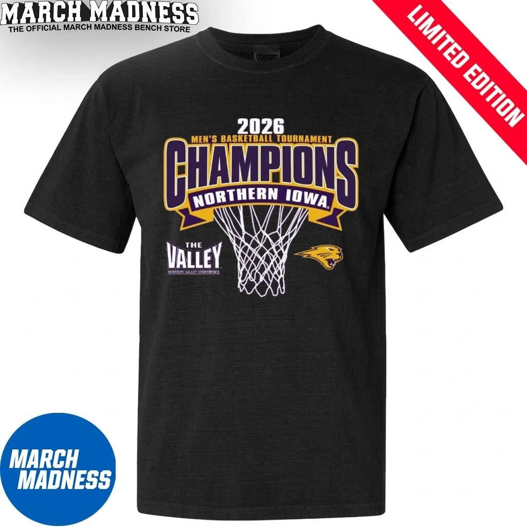 Official University of Northern Iowa Panthers MVC Men’s Basketball Tournament Champions Shirt