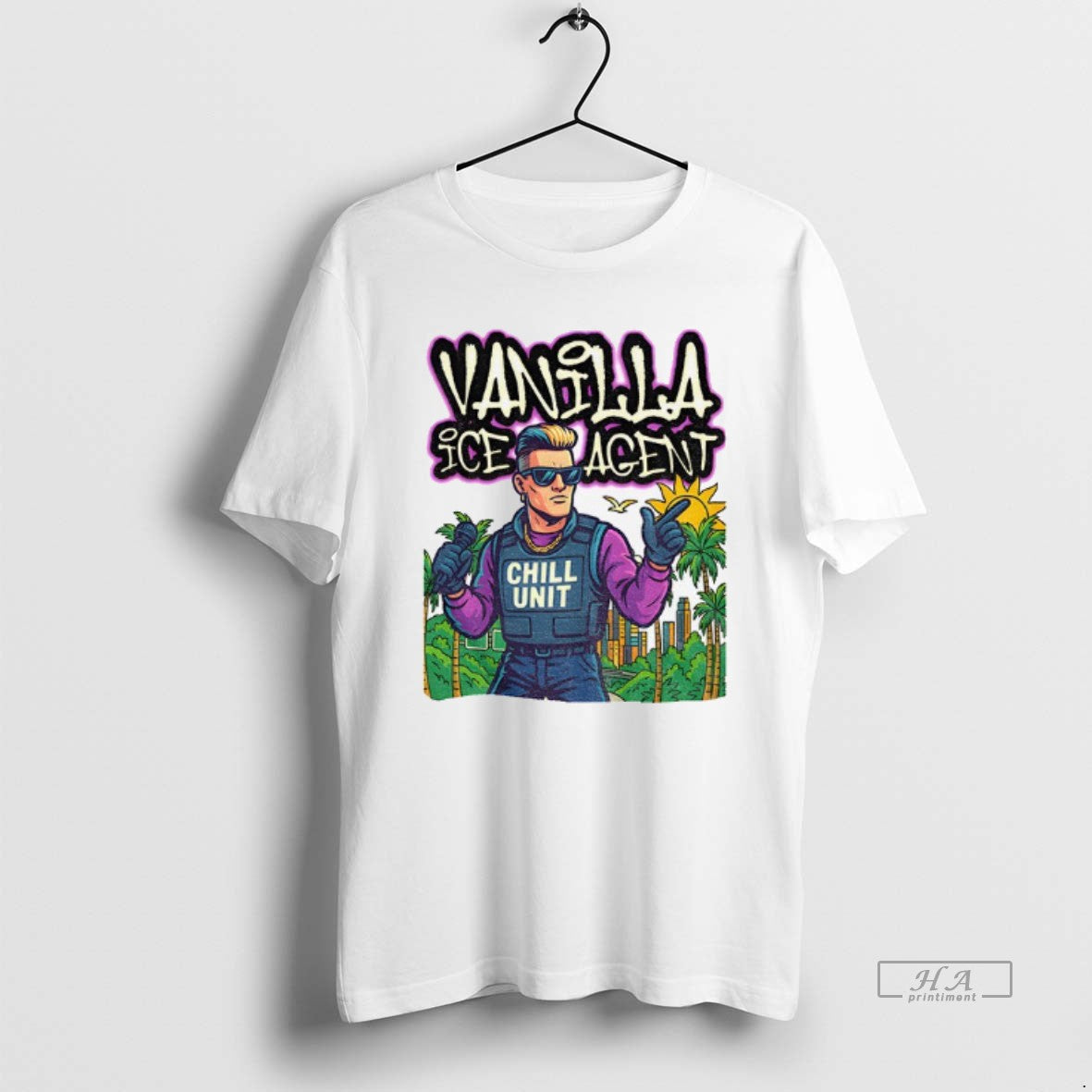 Official Vanilla Ice Agent Chill Unit Meme Pop Culture Parody T-Shirts, Hoodie, Sweatshirt | HypeCrazeTee.com