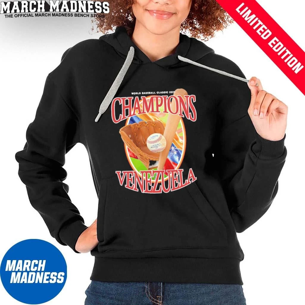 Official Venezuela Baseball Champions 2026 World Baseball Classic Vintage Shirt