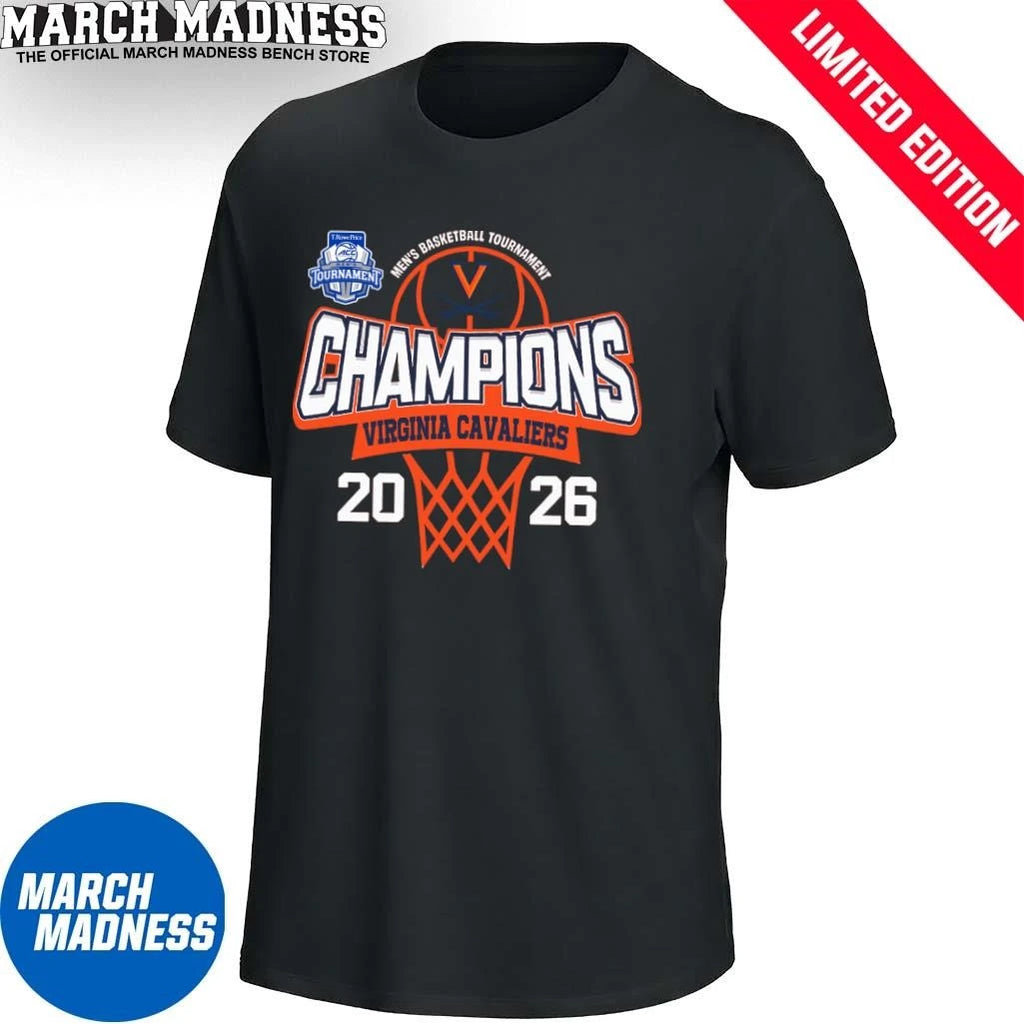Official Virginia Cavaliers 2026 ACC Men’s Basketball Tournament Champions Shirt