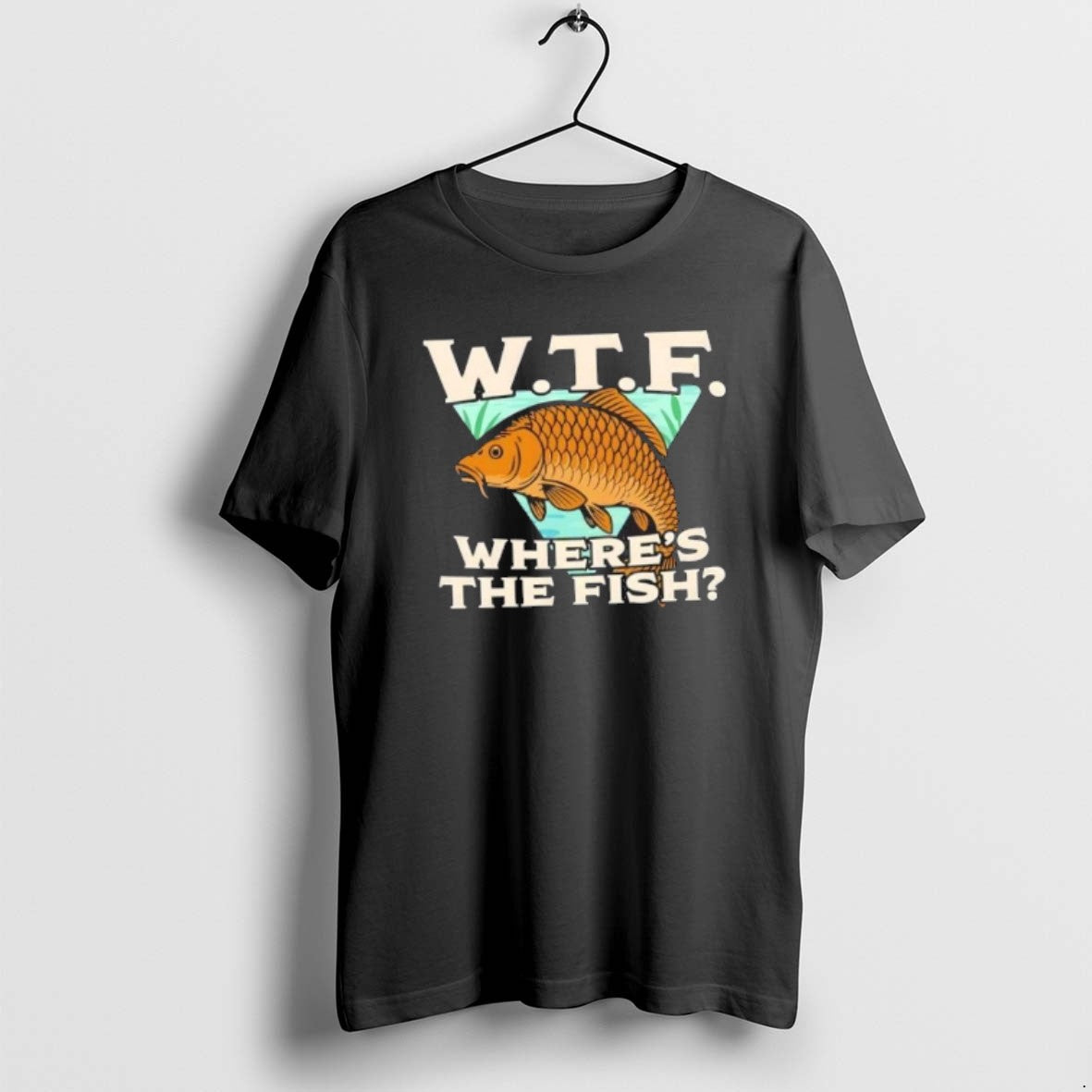 Official Wtf Wheres The Fish Fishing T-Shirts, Hoodie, Sweatshirt | HypeCrazeTee.com