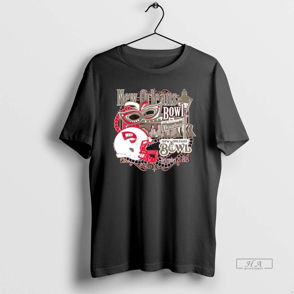 Official Western Kentucky Hilltoppers 2025 New Orleans Bowl Mask T-Shirts, Hoodie, Sweatshirt | HypeCrazeTee.com