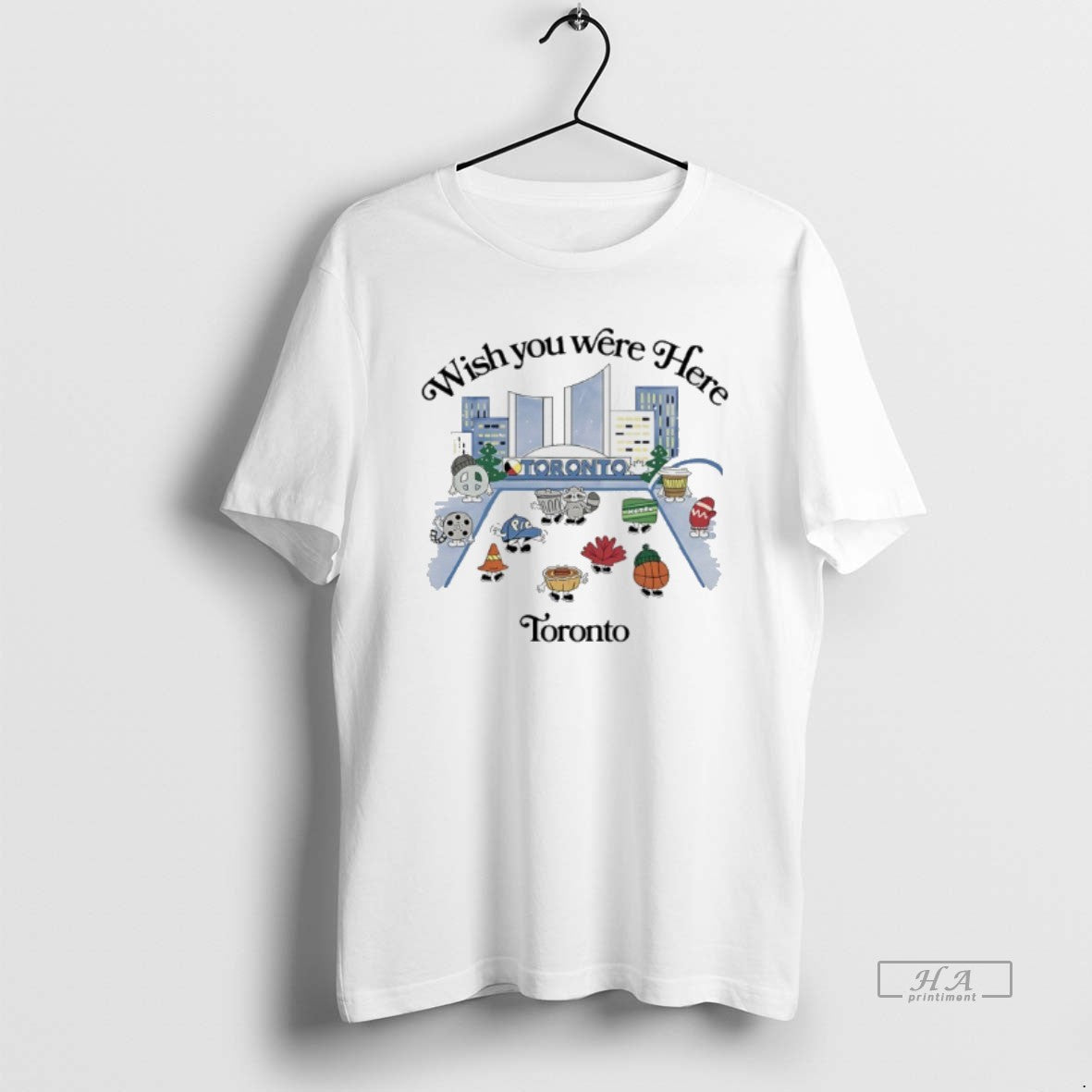 Official Wish You Were Here Toronto Raccoon T-Shirts, Hoodie, Sweatshirt | HypeCrazeTee.com