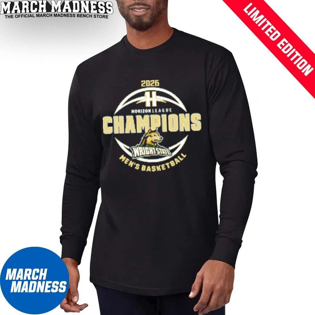 Official Wright State Raiders Horizon League Men’s Basketball Tournament Champions T-Shirt