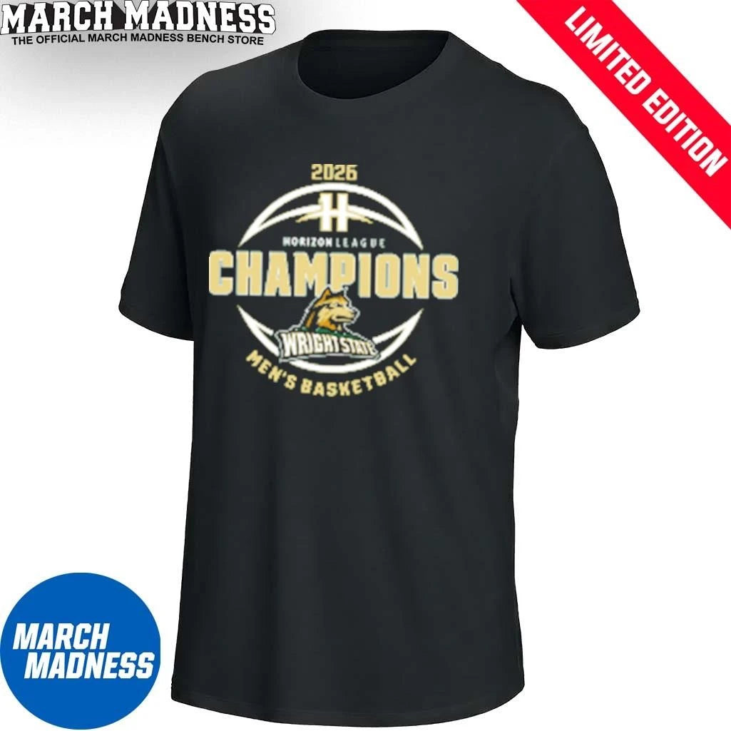 Official Wright State Raiders Horizon League Men’s Basketball Tournament Champions T-Shirt