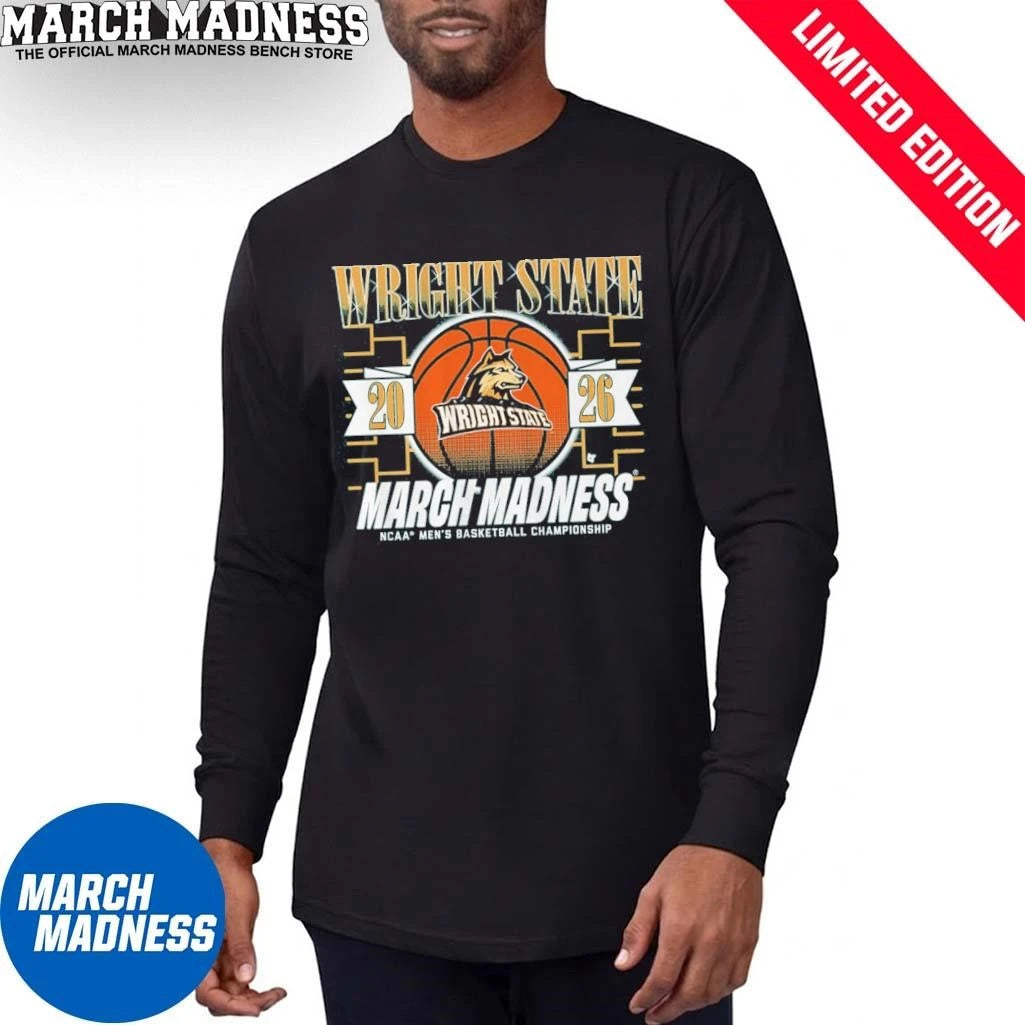 Official Wright State Raiders MBB 2026 March Madness Shirt