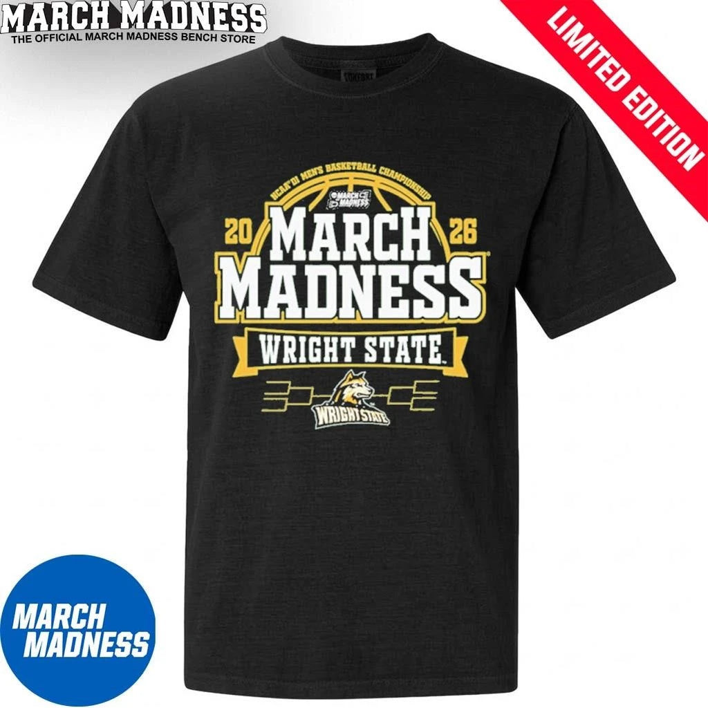 Official Wright State Raiders March Madness NCAA Men’s Basketball Shirt