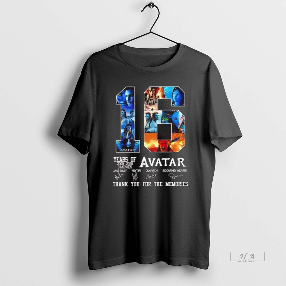 Official Year Of Avatar 2009 2025 3 Movies Thank You For The Memories T-Shirts, Hoodie, Sweatshirt | HypeCrazeTee.com