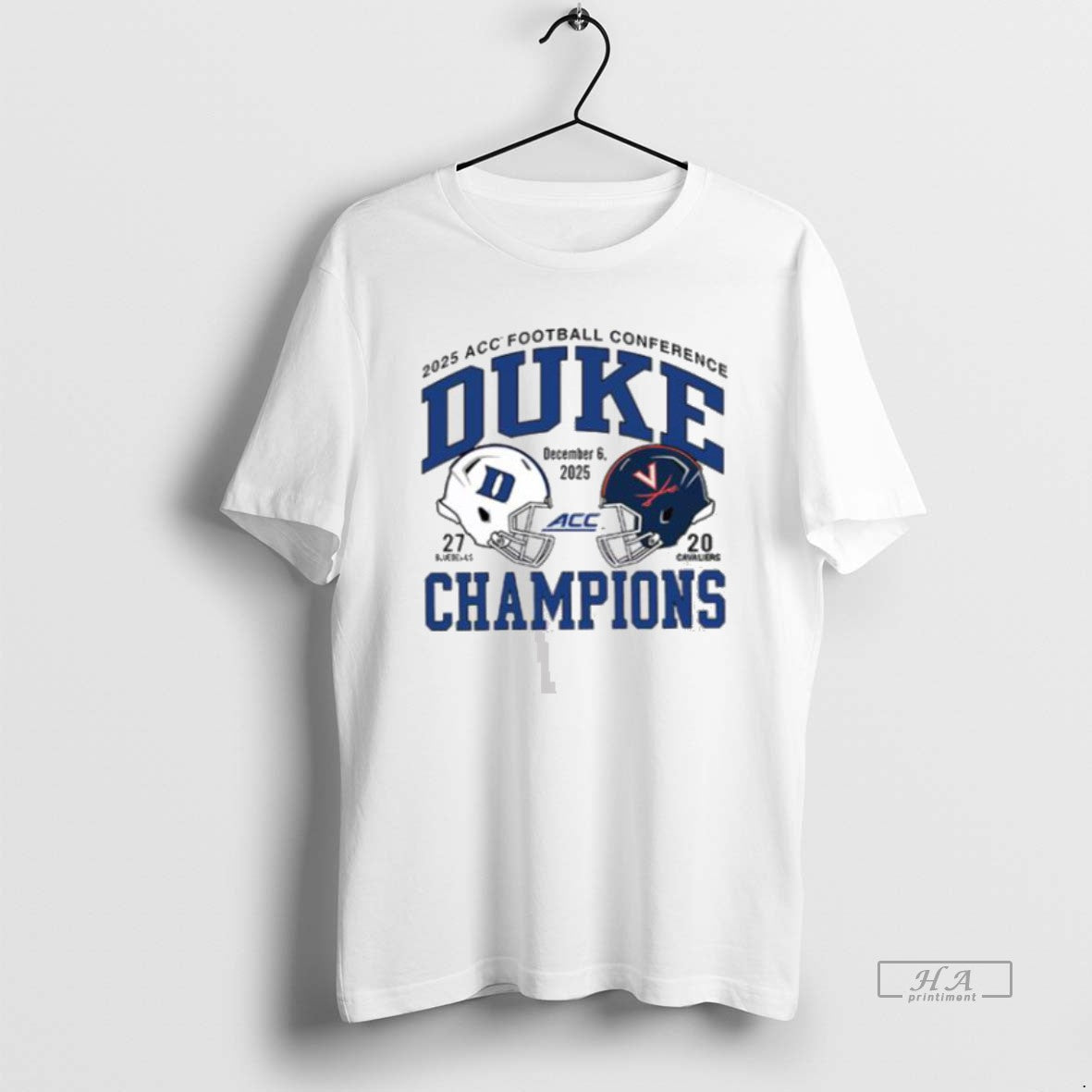 Official Duke 2025 Acc Football Champs Score T-Shirts, Hoodie, Sweatshirt | HypeCrazeTee.com