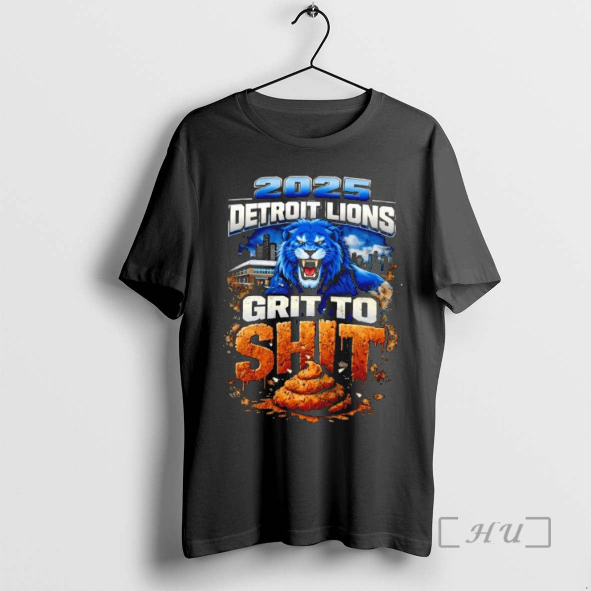 Officials 2025 Detriot Lions Grit To Shit T-Shirts, Hoodie, Sweatshirt | HypeCrazeTee.com