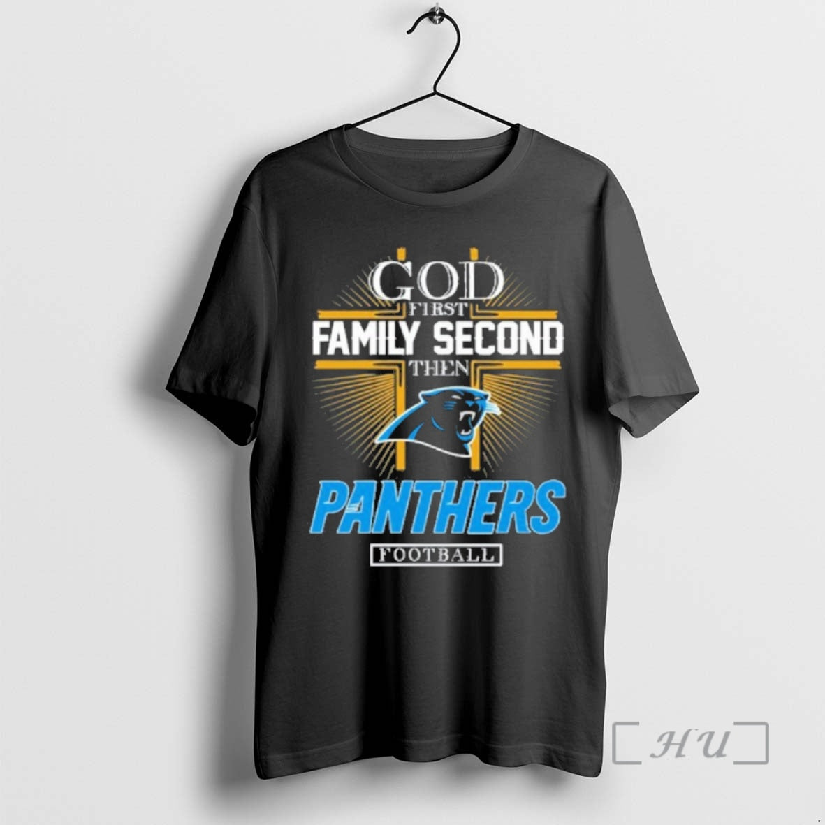 Officials 2025 God First Family Second Then Panthers Football T-Shirts, Hoodie, Sweatshirt | HypeCrazeTee.com