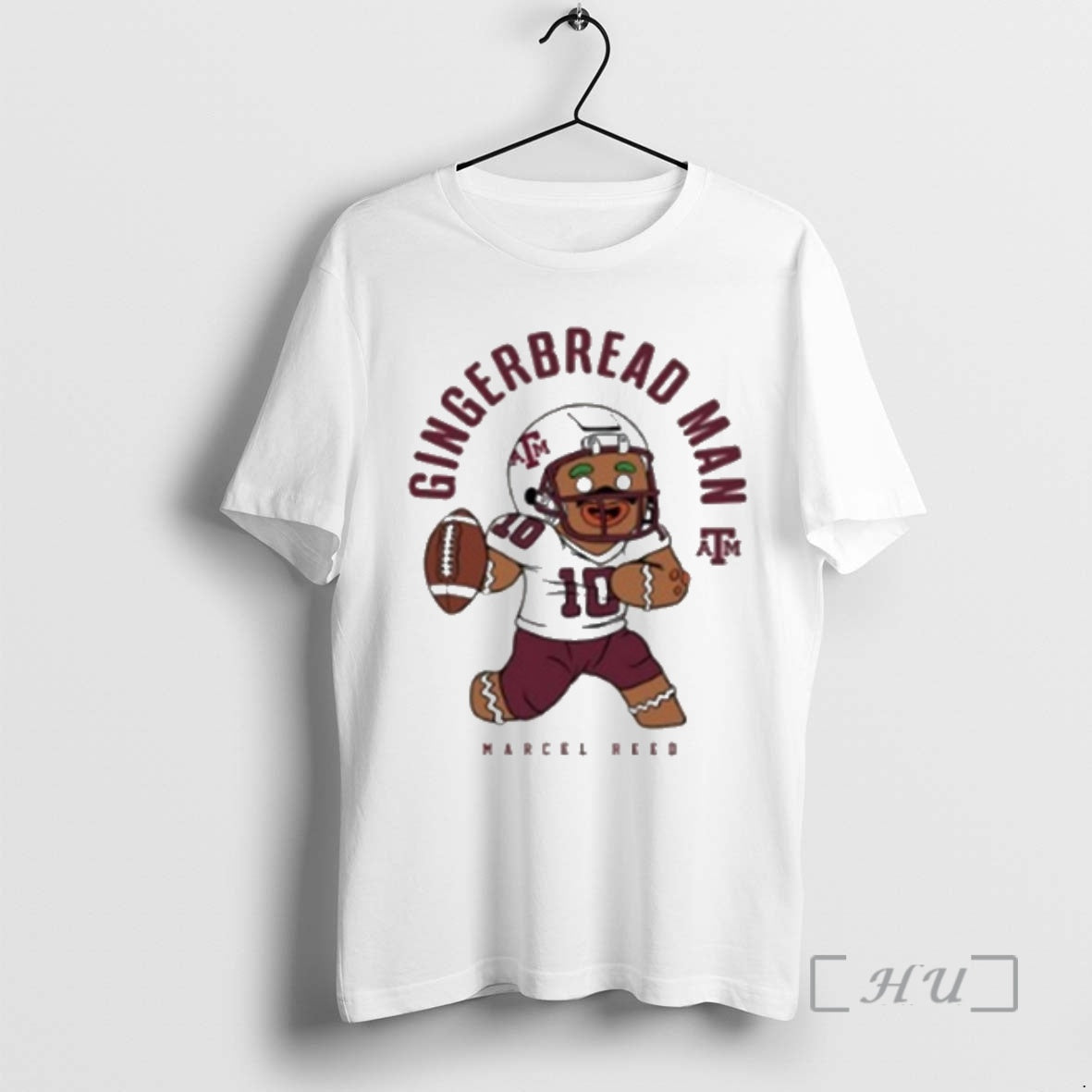 Officials 2026 Gingerbread Man Marcel Reed Texas Am Ncaa Football T-Shirts, Hoodie, Sweatshirt | HypeCrazeTee.com