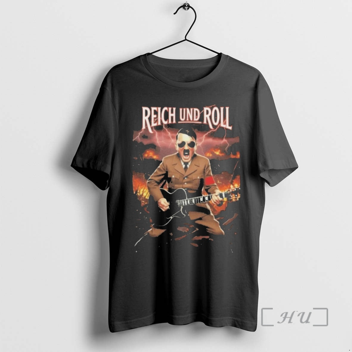 Officials Adolf Hitler Reich Und Roll T-Shirts, Hoodie, Sweatshirt | HypeCrazeTee.com