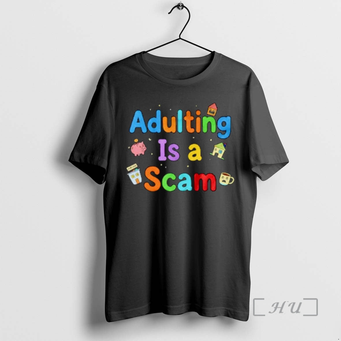 Officials Adulting Is A Scam Funny Ornaments T-Shirts, Hoodie, Sweatshirt | HypeCrazeTee.com