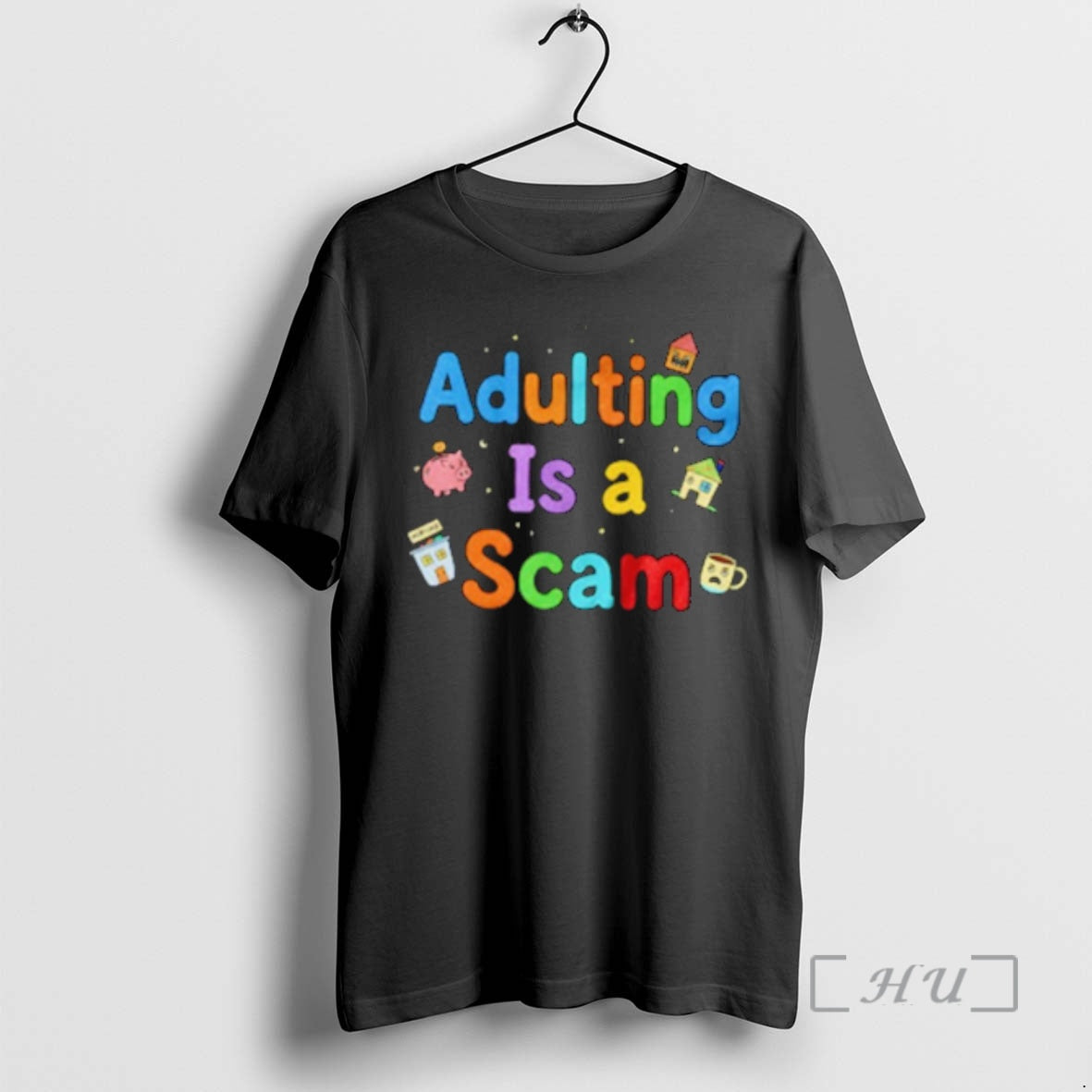 Officials Adulting Is A Scam Funny T-Shirts, Hoodie, Sweatshirt | HypeCrazeTee.com
