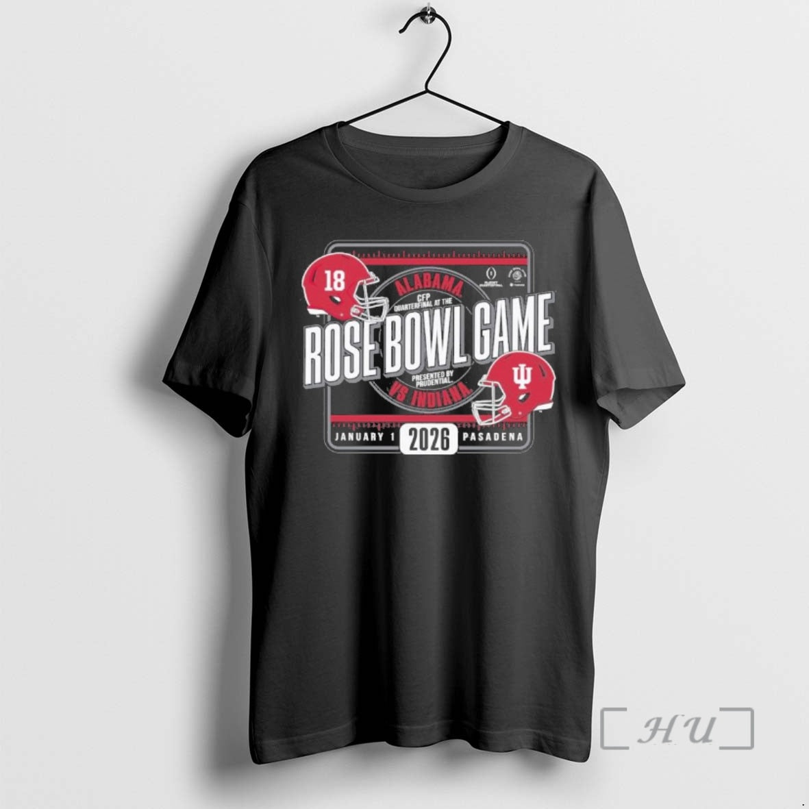 Officials Alabama Vs Indiana Football 2026 Rose Bowl Game Head To Head Premium T Shirts Hoodie, Sweatshirt | HypeCrazeTee.com