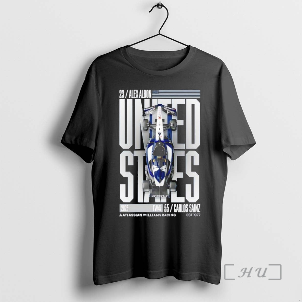 Officials Alex Albon 23 United State Atlassian Williams Racing Austin T-Shirts, Hoodie, Sweatshirt | HypeCrazeTee.com