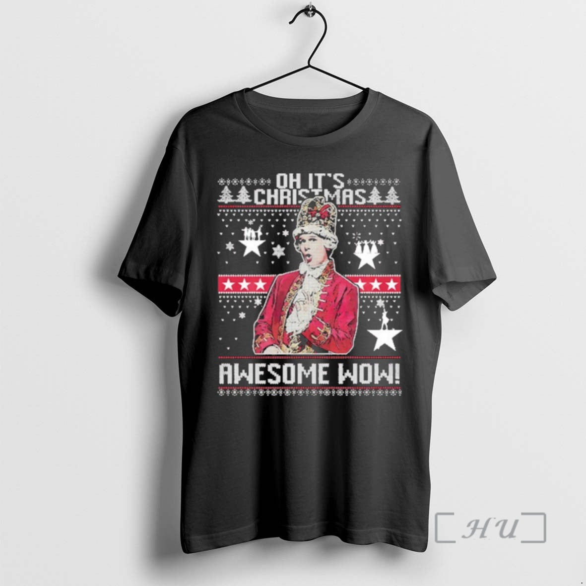 Officials Alexander Hamilton Oh Its Christmas Awesome Wow T-Shirts, Hoodie, Sweatshirt | HypeCrazeTee.com