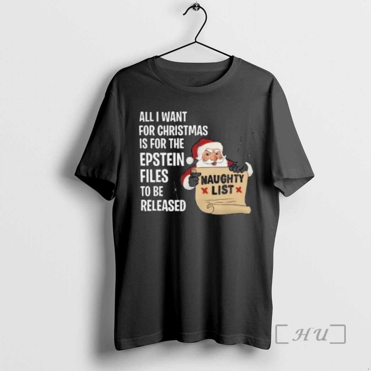 Officials All I Want For Christmas Is For The Epstein Files Circle Black Premium T-Shirts, Hoodie, Sweatshirt