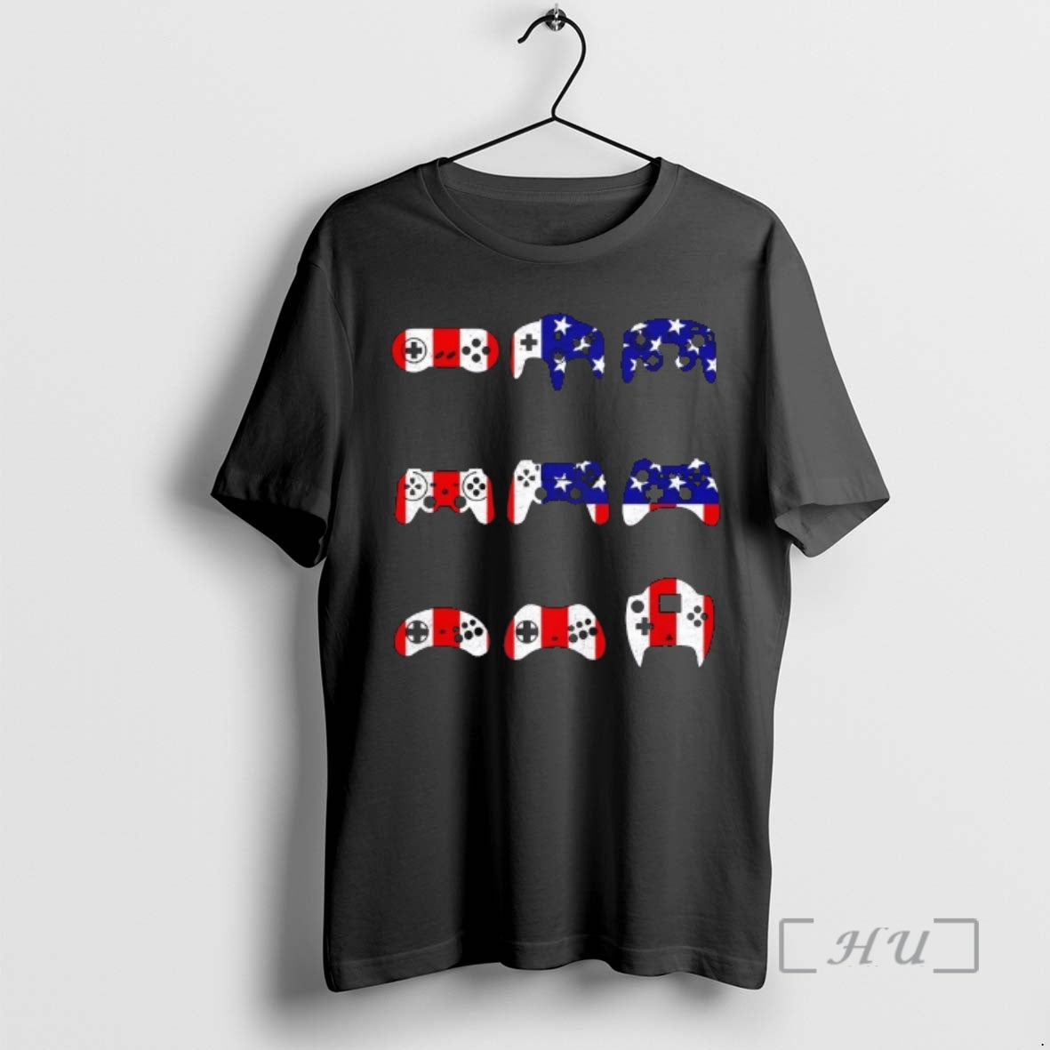 Officials American Gamer Mash Up Controllers Usa Flag T-Shirts, Hoodie, Sweatshirt | HypeCrazeTee.com