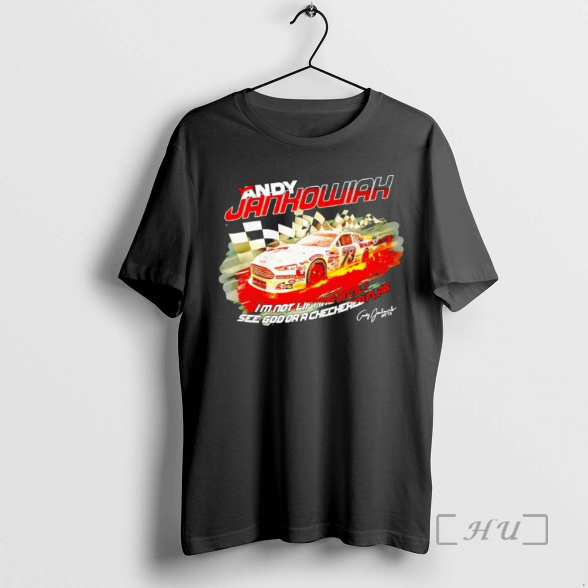 Officials Andy Jankowiak Im Not Lifting Until I See God Or A Checkered Flag Premium T-Shirts, Hoodie, Sweatshirt
