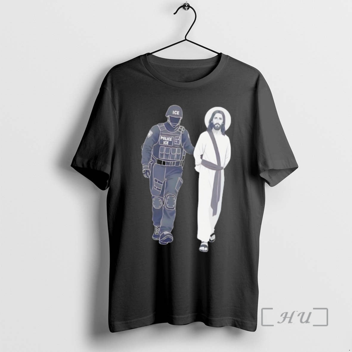 Officials Arresting Jesus By Police Ice T-Shirts, Hoodie, Sweatshirt | HypeCrazeTee.com