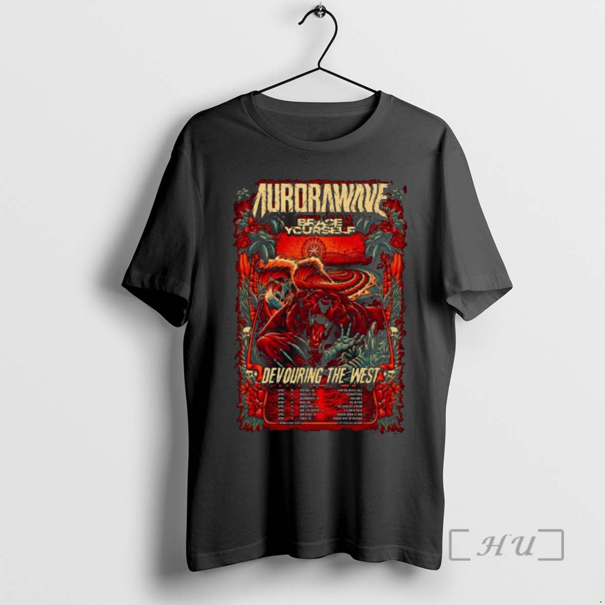 Officials Aurorawave Devouring The West Tour 26 T-Shirts, Hoodie, Sweatshirt | HypeCrazeTee.com