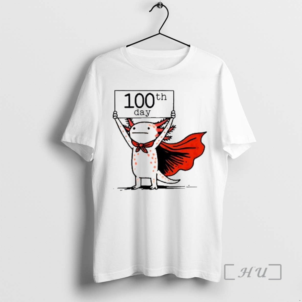 Officials Axolotl 100 Days Of School T-Shirts, Hoodie, Sweatshirt | HypeCrazeTee.com