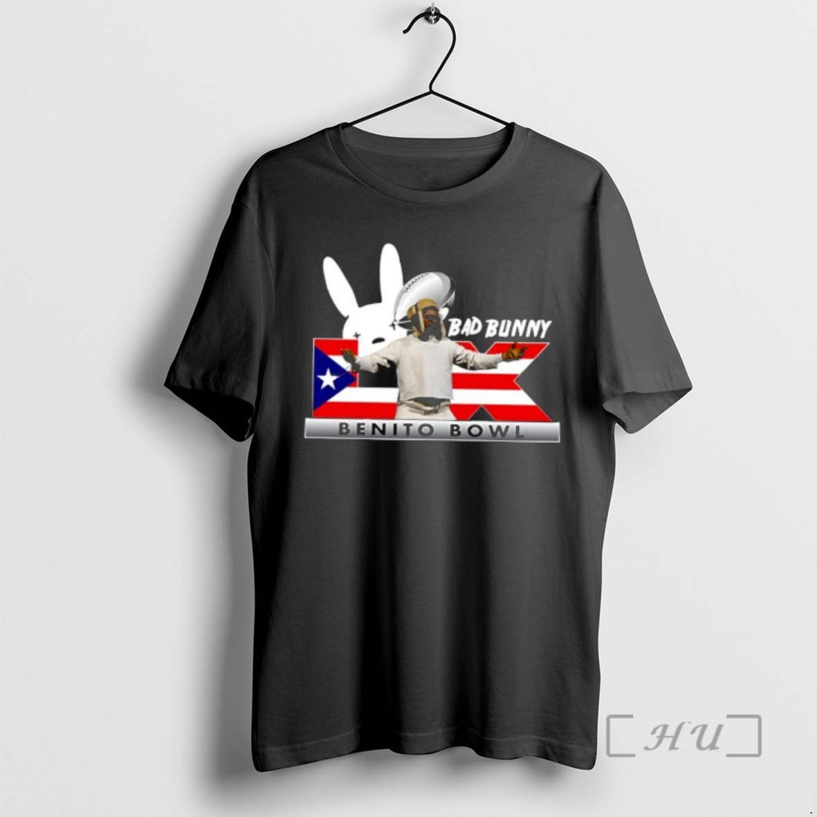 Officials Bad Bunny Benito Bowl Lx Shrit T-Shirts, Hoodie, Sweatshirt | HypeCrazeTee.com